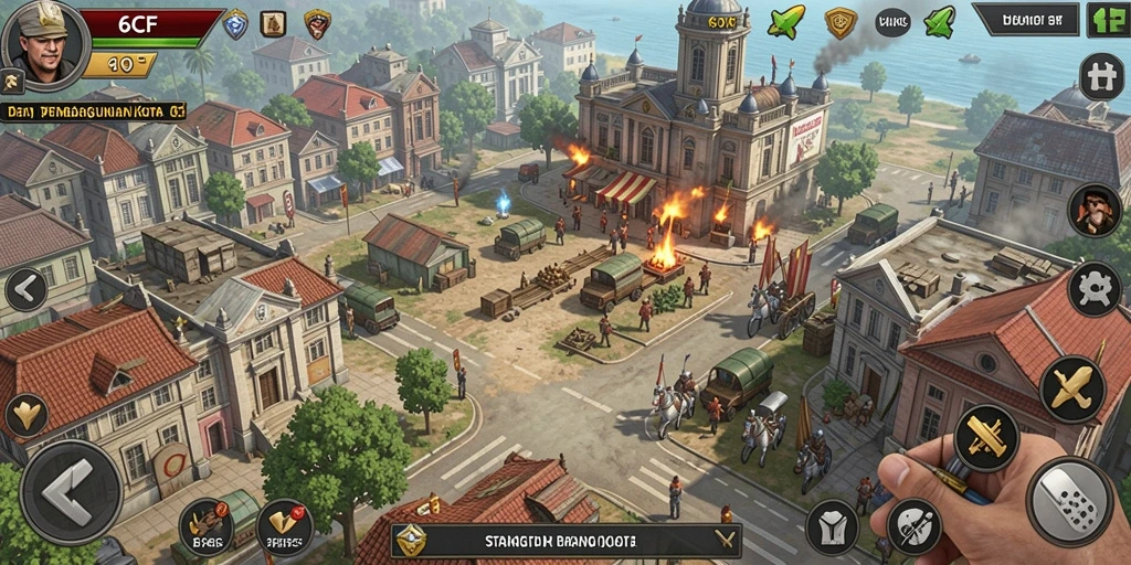 Gameplay 6CF yang menarik dan penuh strategi.