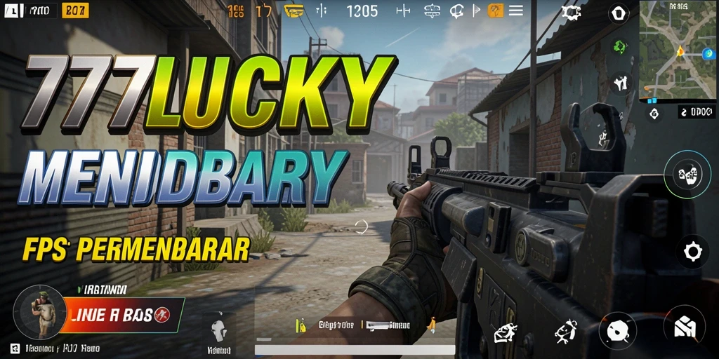 Screenshot gameplay FPS yang menunjukkan aksi seru dalam 777LUCKY.