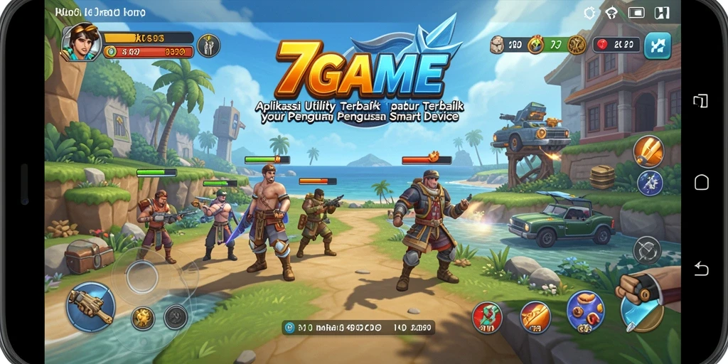 Antarmuka pengguna 7GAME yang intuitif dan ergonomis.