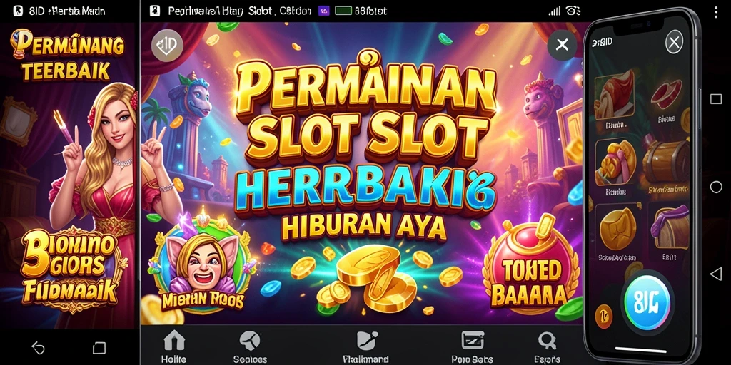 Screenshot gameplay Slot 8ID dengan gulungan berputar.