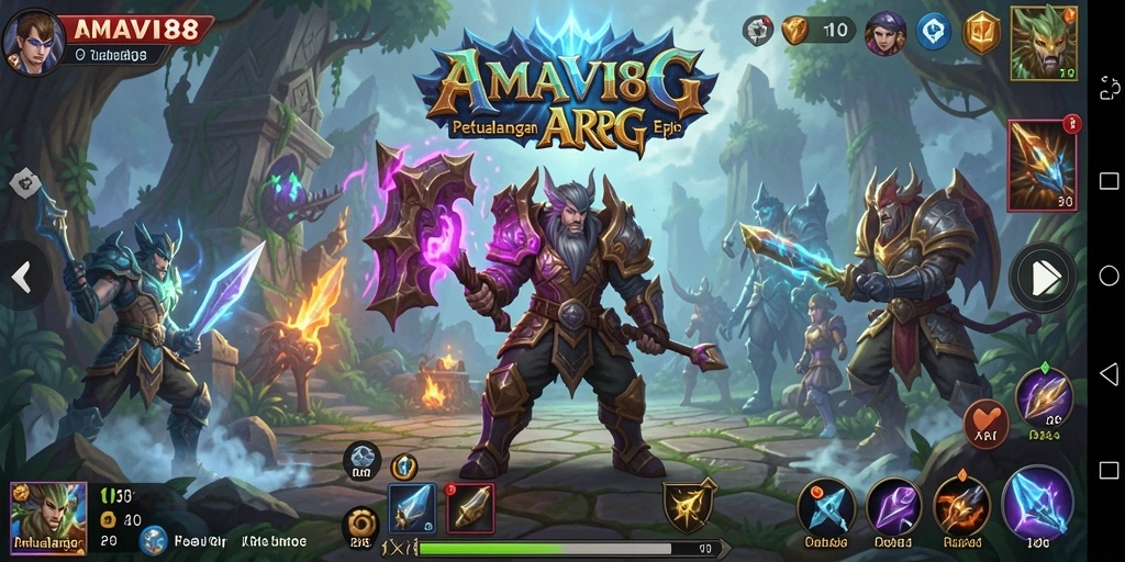 Gameplay dramatis dan aksi seru di AMAVI88.