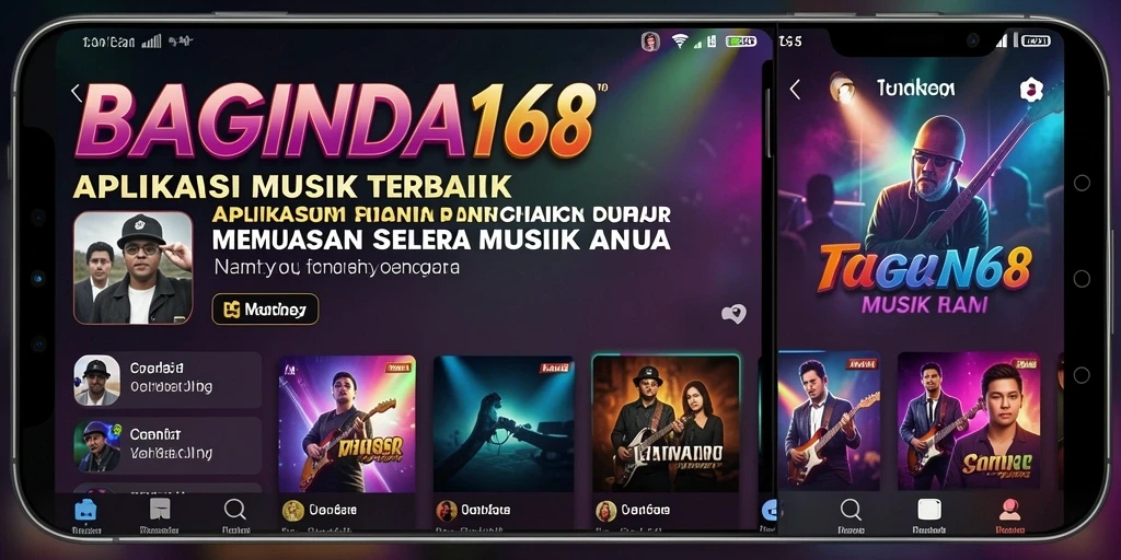 Tampilan menarik dari gameplay BAGINDA168 saat mendengarkan musik.