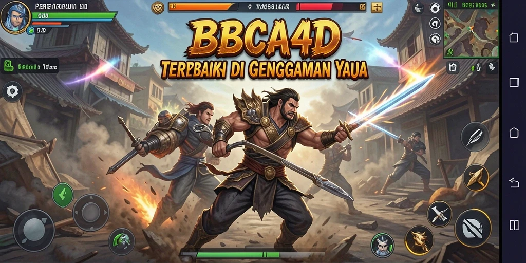 Tampilan mendebarkan dari gameplay Fighting di BBCA4D.