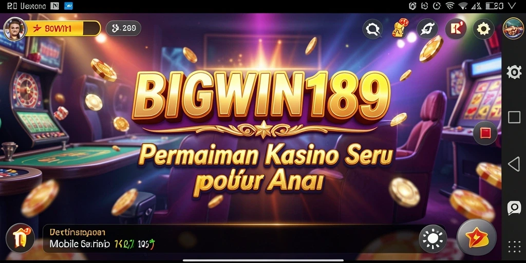 Tampilan menarik dari gameplay Kasino yang menawan.