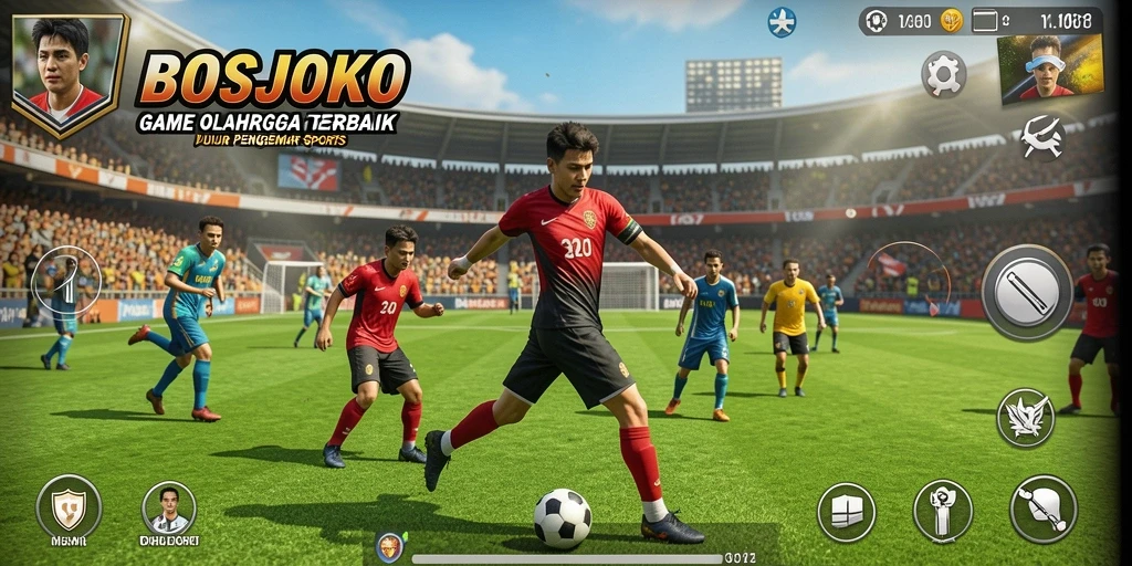 Tampilan gameplay yang menegangkan dan seru di BOSJOKO.