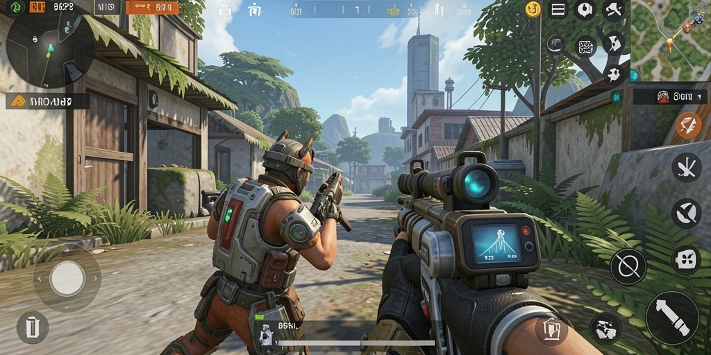 Gameplay mendebarkan dari BROJP dengan aksi TPS yang seru.