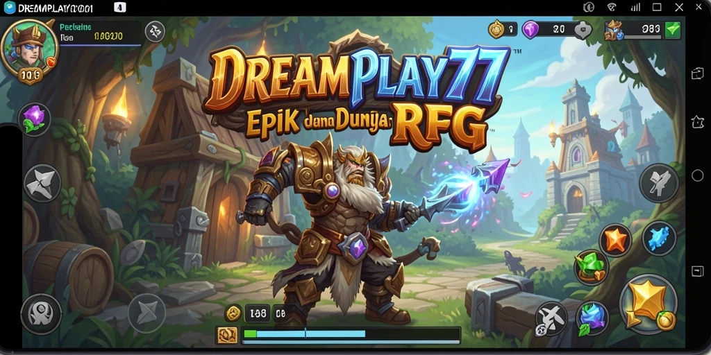Tangkapan layar dari gameplay RPG yang mendebarkan dan interaktif.