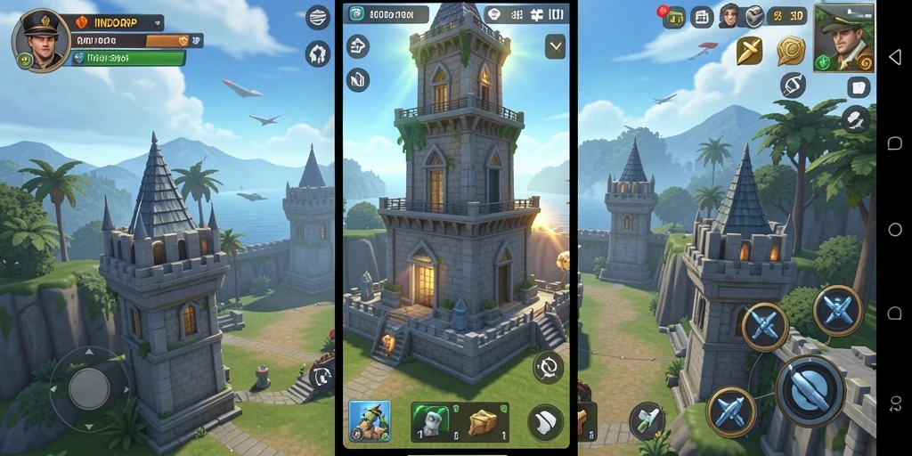 Screenshot INDORP menampilkan pertarungan menara yang epik dalam game Tower Defense.