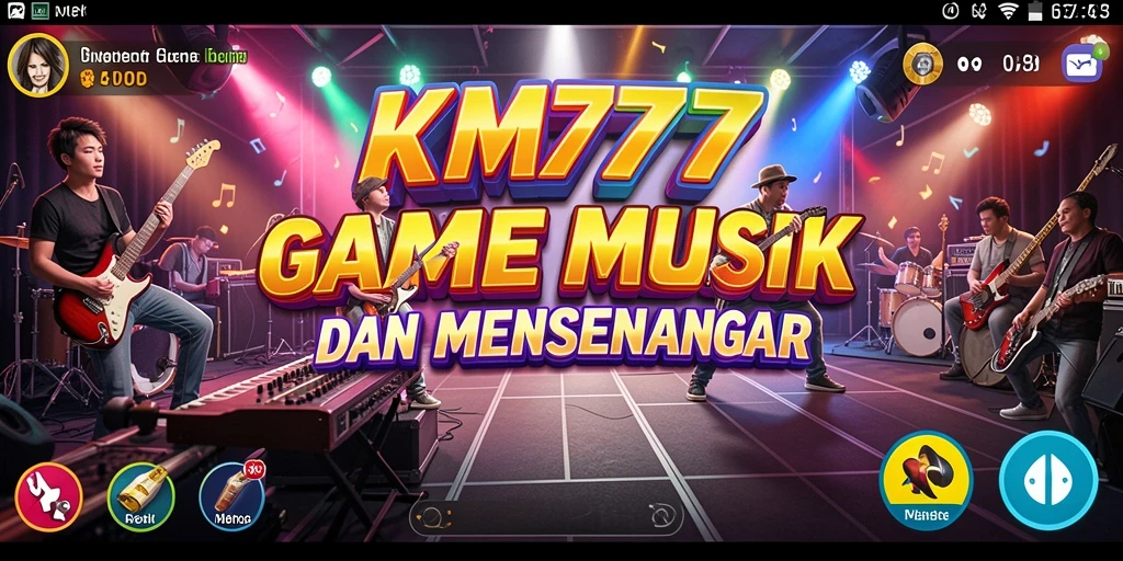 Tampilan gameplay KM777 yang seru dan interaktif.