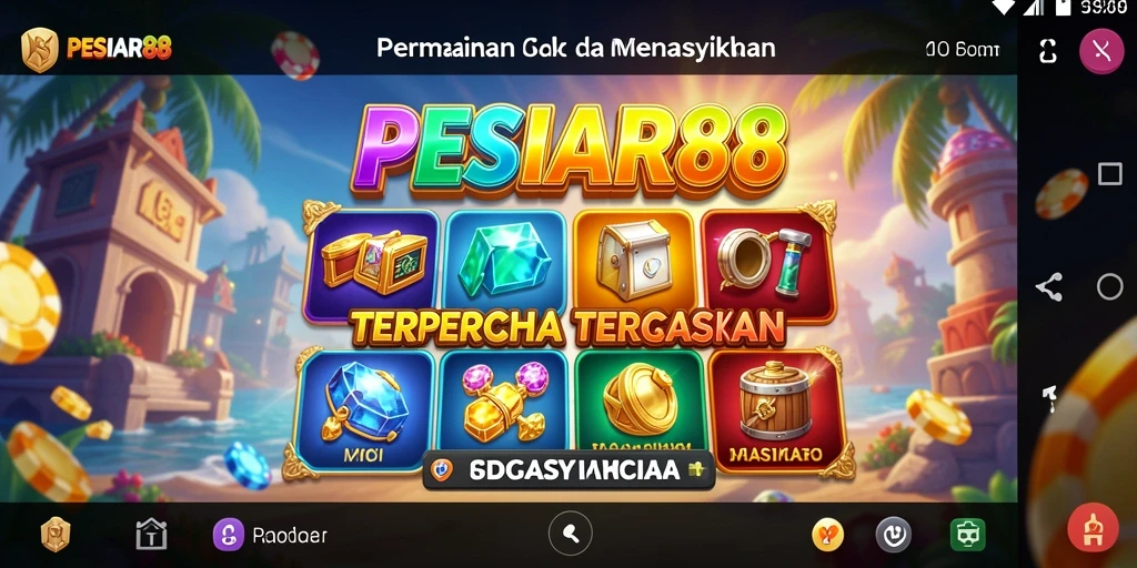 Tampilan permainan PESIAR88 dengan slot yang beragam dan menarik.