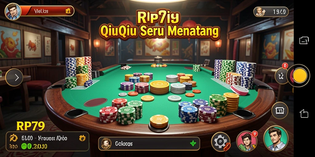 Tampilan gameplay RP79 yang menarik dan penuh aksi QiuQiu.