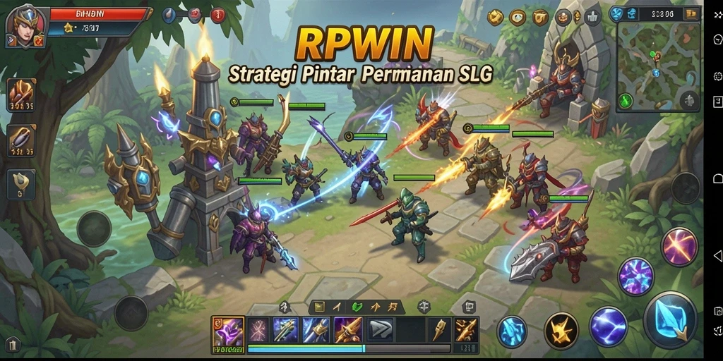 Tampilan gameplay RPWIN yang seru dan penuh strategi.