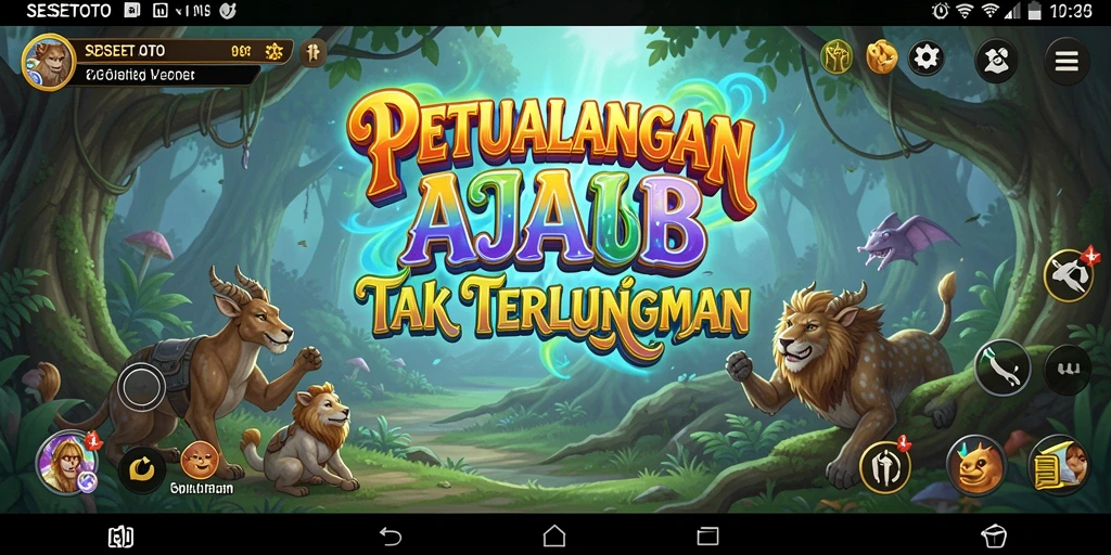 Tangkapan layar SESETOTO memperlihatkan grafis yang memukau dan gameplay yang mendebarkan.