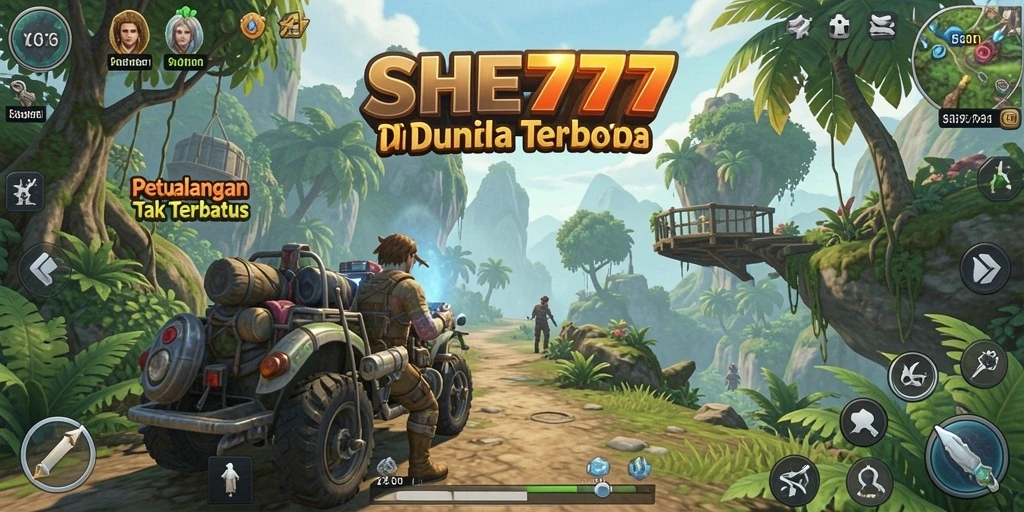 Screenshot menunjukkan dunia terbuka yang luas dan mengesankan.